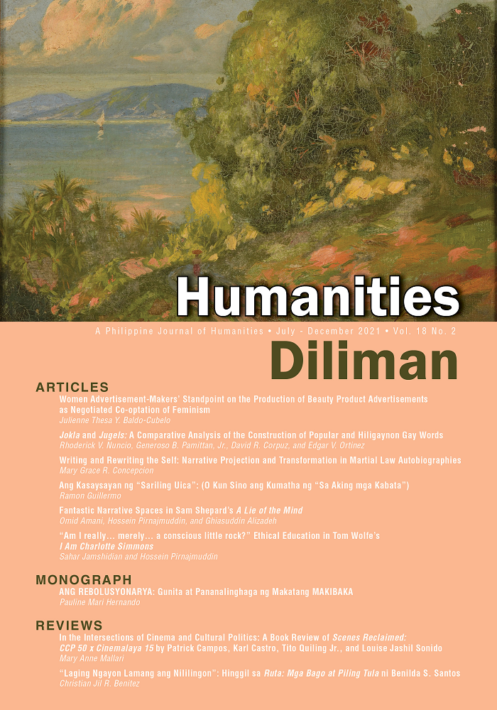 Vol 18 No 2 2021 Humanities Diliman A Philippine Journal Of Humanities