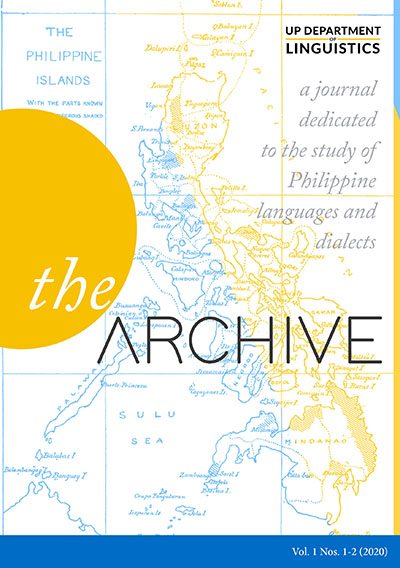 The Archive Regular Issue Vol. 1, Nos. 1–2