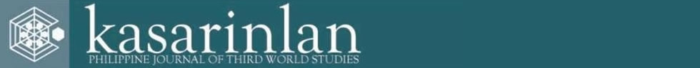 Kasarinlan: Philippine Journal of Third World Studies